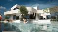 KROATIEN - Luxuriöse architektonisch interessante Villa - VODICE